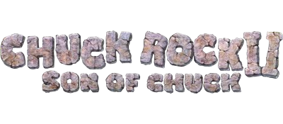 Chuck Rock II: Son of Chuck logo for Sega Mega Drive